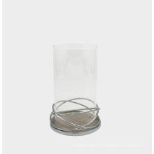 Glas zuverlässiger Kerzenhalter mit Glasrohr